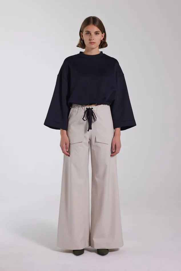 Stutterheim Jarla Trousers Light Sand Women Bottoms