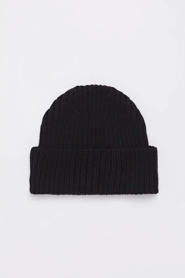 Stutterheim Logo Beanie Black Women Beanies
