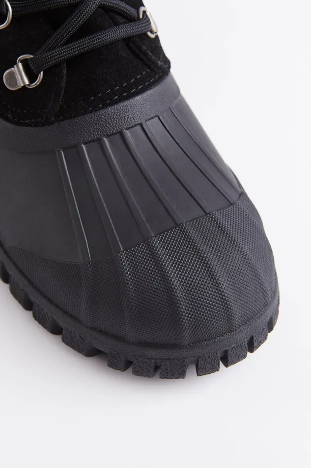 Stutterheim Patrol Boot Suede Black Women Suede Boots