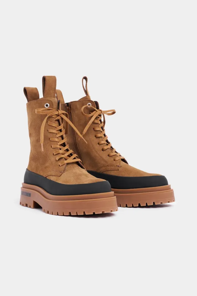 Stutterheim Peace Walker Suede Tobacco Women Suede Boots