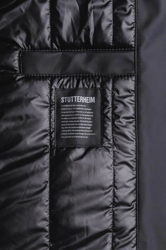 Stutterheim Stockholm Long Winter Jacket Black Men Winter Coats
