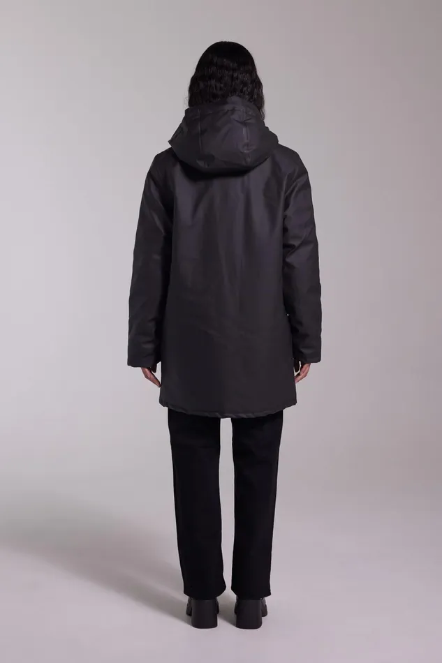 Stutterheim Stockholm Winter Jacket Black Men Raincoats