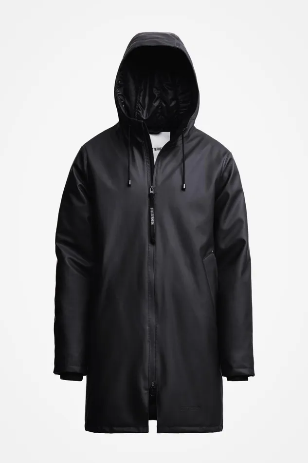 Stutterheim Stockholm Winter Jacket Black Men Raincoats