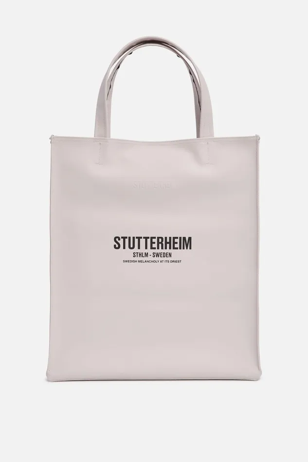 Stutterheim Stylist Bag Light Sand Women Tote Bags