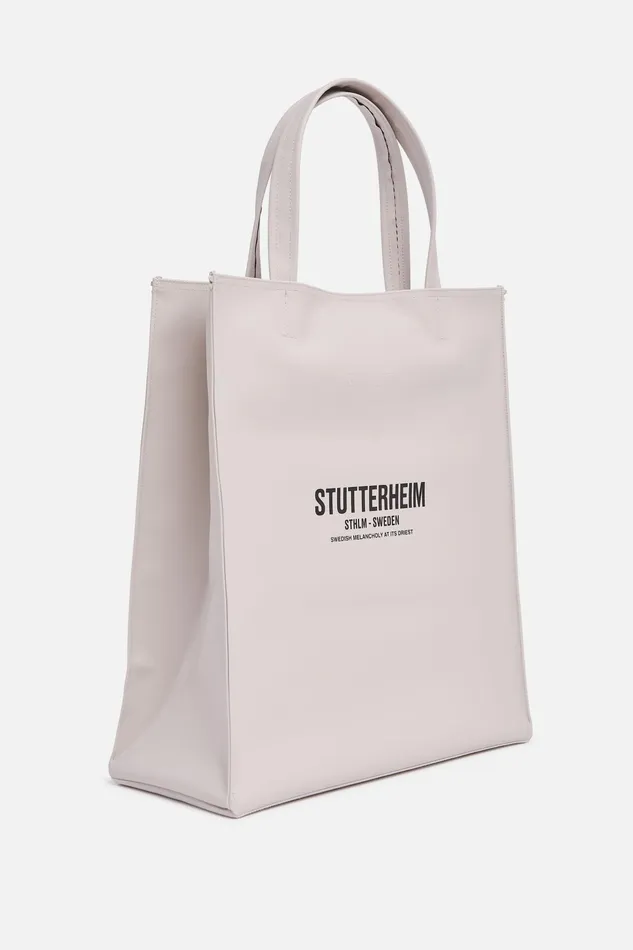 Stutterheim Stylist Bag Light Sand Women Tote Bags