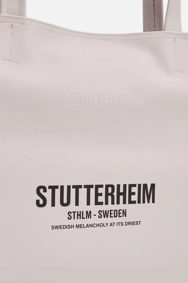Stutterheim Stylist Bag Light Sand Women Tote Bags