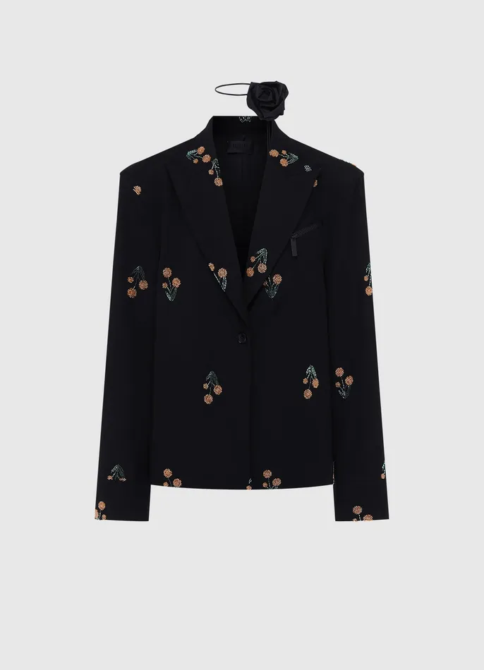Suiting LEO LIN Women Jovanna Embellished Blazer 8211 Wildflower Beading