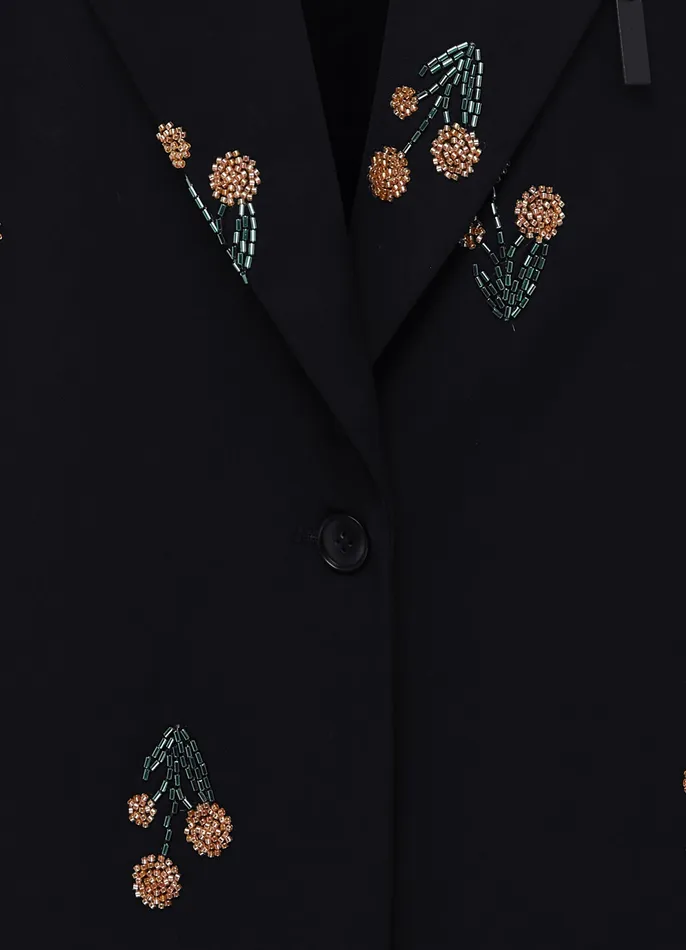 Suiting LEO LIN Women Jovanna Embellished Blazer 8211 Wildflower Beading