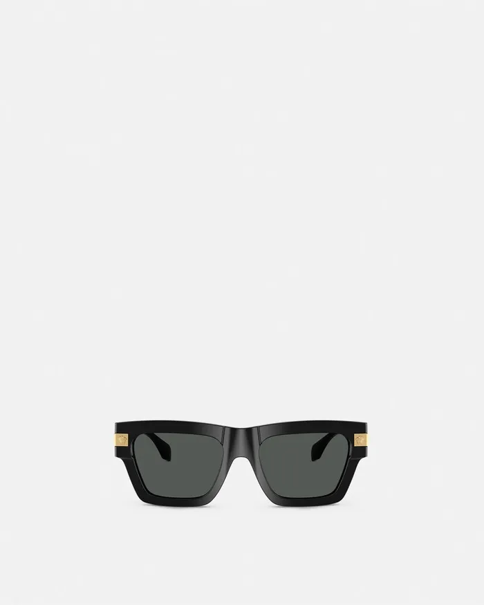 Sunglasses Men Versace Classic Top Sunglasses Blackgold