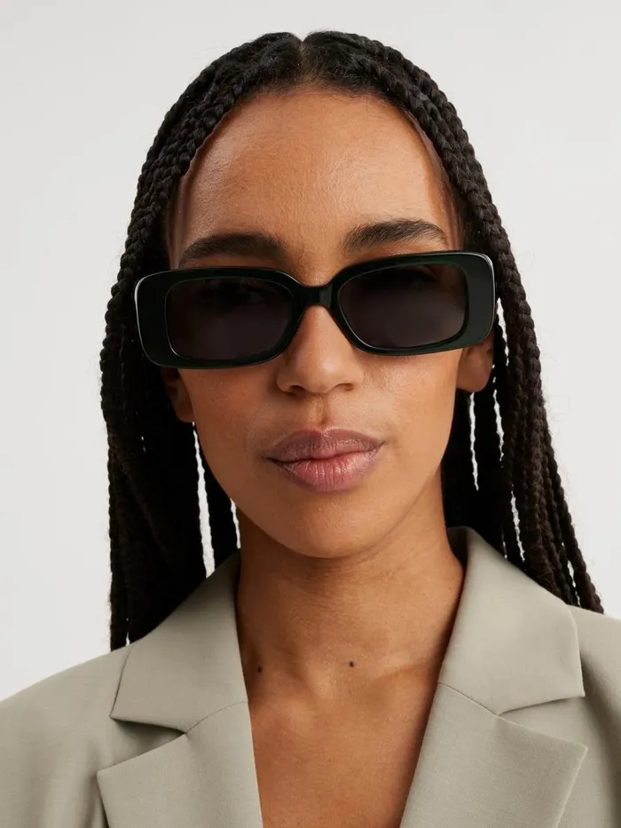 Sunglasses WomenMen Holzweiler Alexandra Frame Black