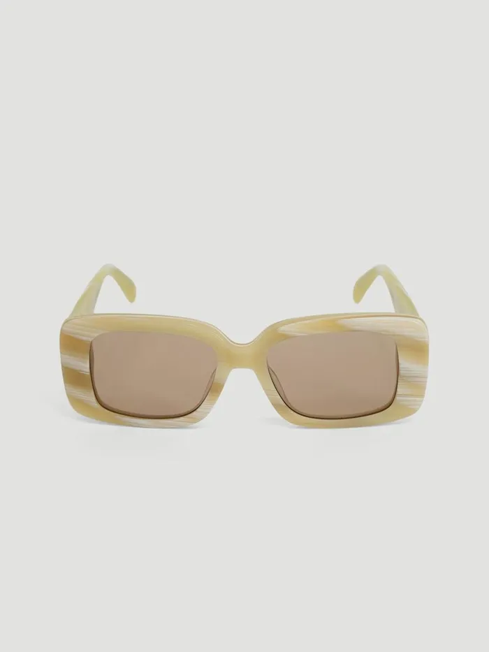 Sunglasses WomenMen Holzweiler Georg Frame Yellow Mix