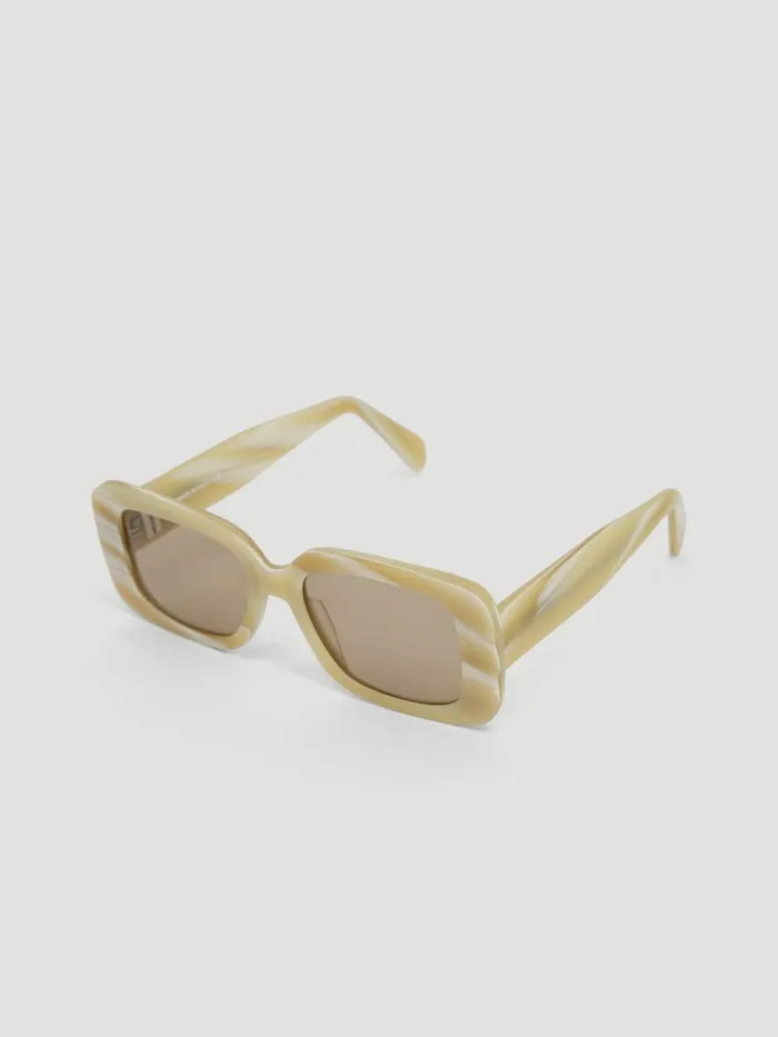 Sunglasses WomenMen Holzweiler Georg Frame Yellow Mix