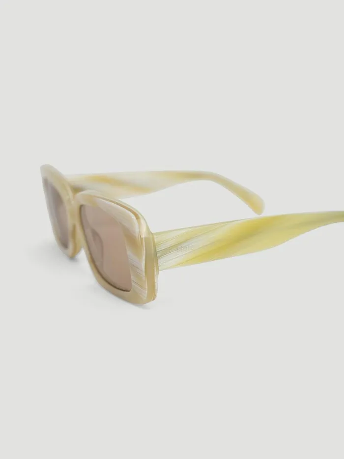 Sunglasses WomenMen Holzweiler Georg Frame Yellow Mix