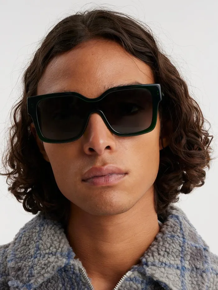 Sunglasses WomenMen Holzweiler Karen Frame Green