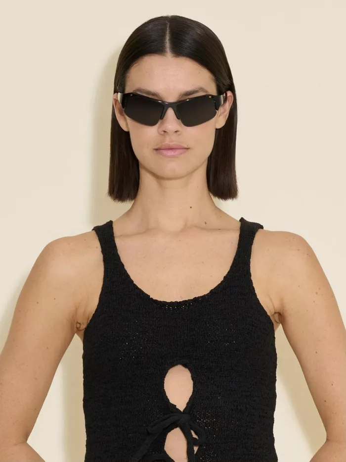 Sunglasses WomenMen Holzweiler Lucus Frame Black