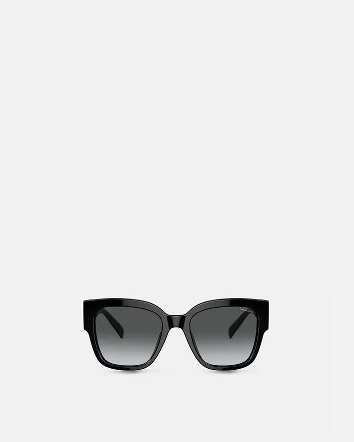 Sunglasses Women Versace Squared Sunglasses Black