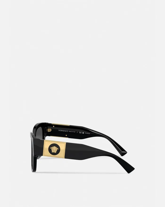 Sunglasses Women Versace Squared Sunglasses Black