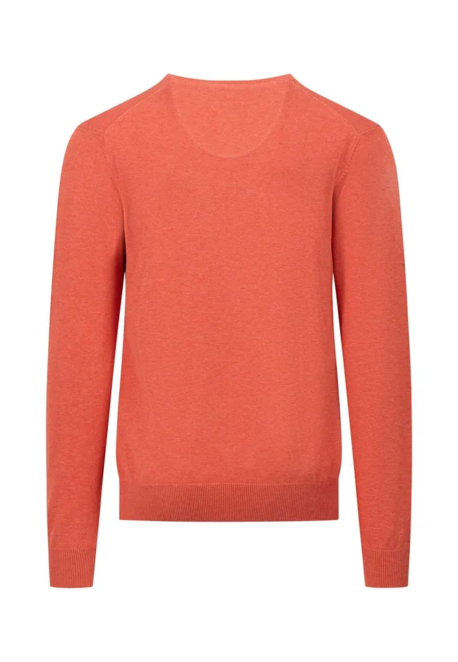 Sweater Men FYNCHHATTON Superfine Cotton VNeck Fine Knitting Sweater Papayadusty Lavenderpineapplesoft Greenmalagawavedusty Olive