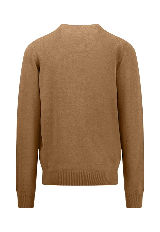 Sweater Men FYNCHHATTON Superfine Cotton VNeck Fine Knitting Sweater Papayadusty Lavenderpineapplesoft Greenmalagawavedusty Olive