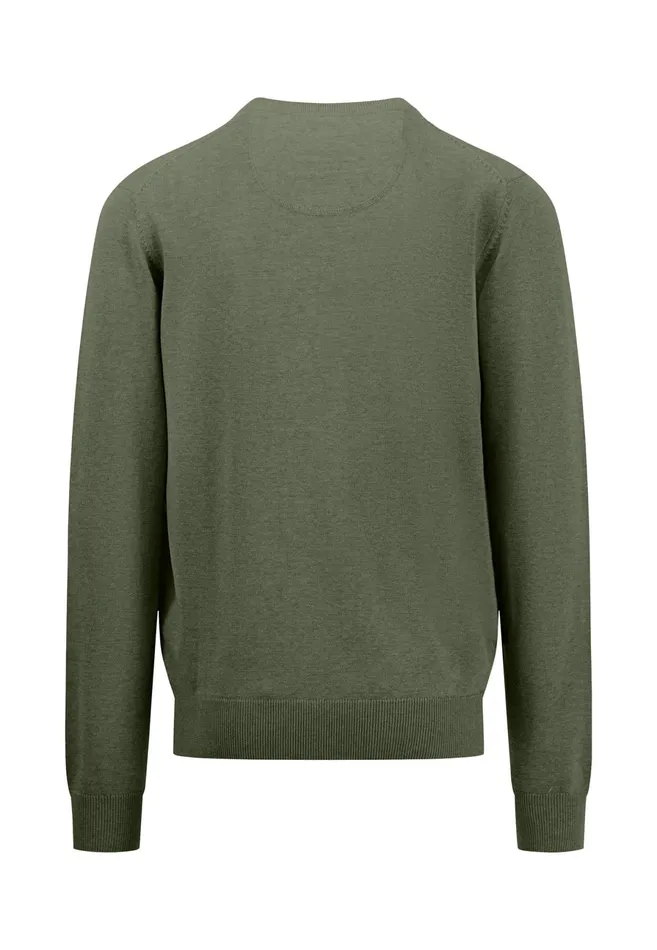 Sweater Men FYNCHHATTON Superfine Cotton VNeck Fine Knitting Sweater Papayadusty Lavenderpineapplesoft Greenmalagawavedusty Olive