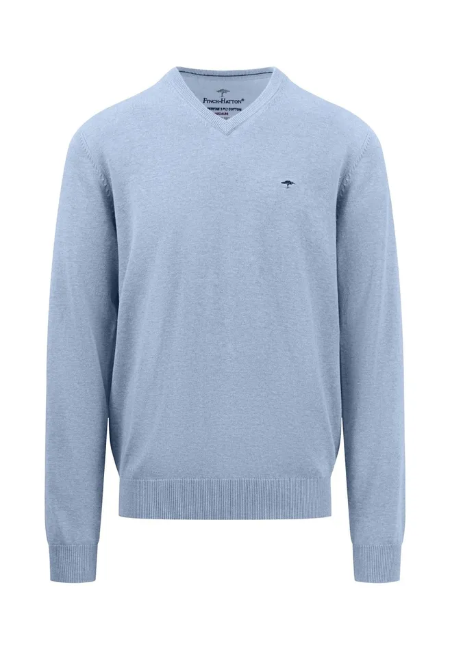 Sweater Men FYNCHHATTON Superfine Cotton VNeck Fine Knitting Sweater Papayadusty Lavenderpineapplesoft Greenmalagawavedusty Olive