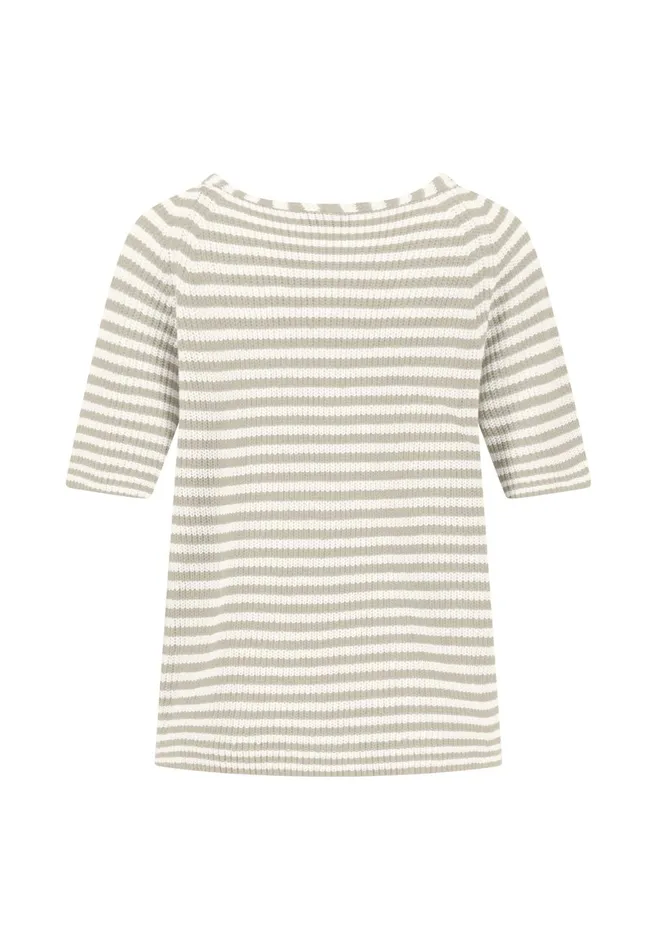 Sweater Women FYNCHHATTON Knitting Sweaters Made Of Linen Cotton Mix Summer Redsandlight Blue