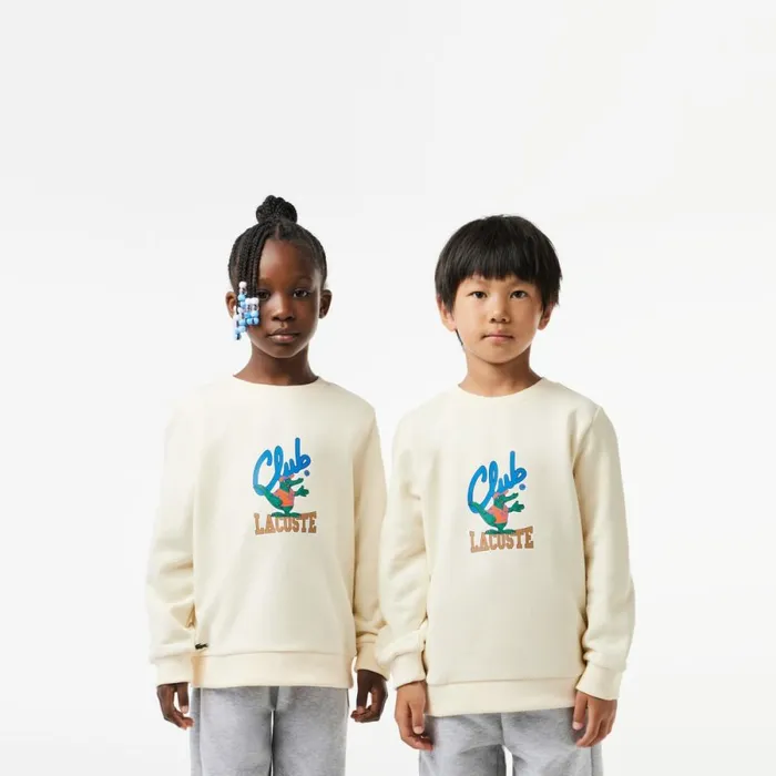 Sweaters and Sweatshirts Kids Lacoste Kids039 Contrast Signature Print Sweatshirt Cream Xfj Sweaters and Sweatshirts Kids Lacoste Kids039 Contrast Signature Print Sweatshirt Cream Xfj