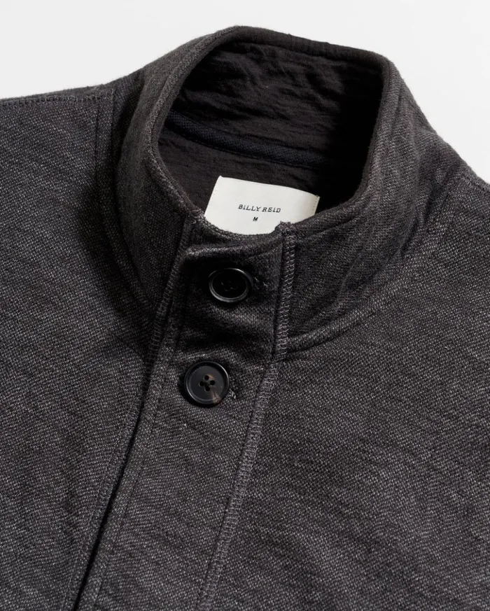 Sweaters and Sweatshirts Men Billy Reid Slub Cotton Cardigan Black