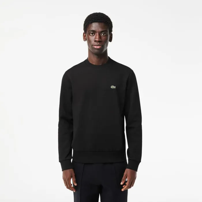 Sweaters and Sweatshirts Men Lacoste Men039s Brushed Fleece Sweatshirt Black 031 Sweaters and Sweatshirts Men Lacoste Men039s Brushed Fleece Sweatshirt Black 031