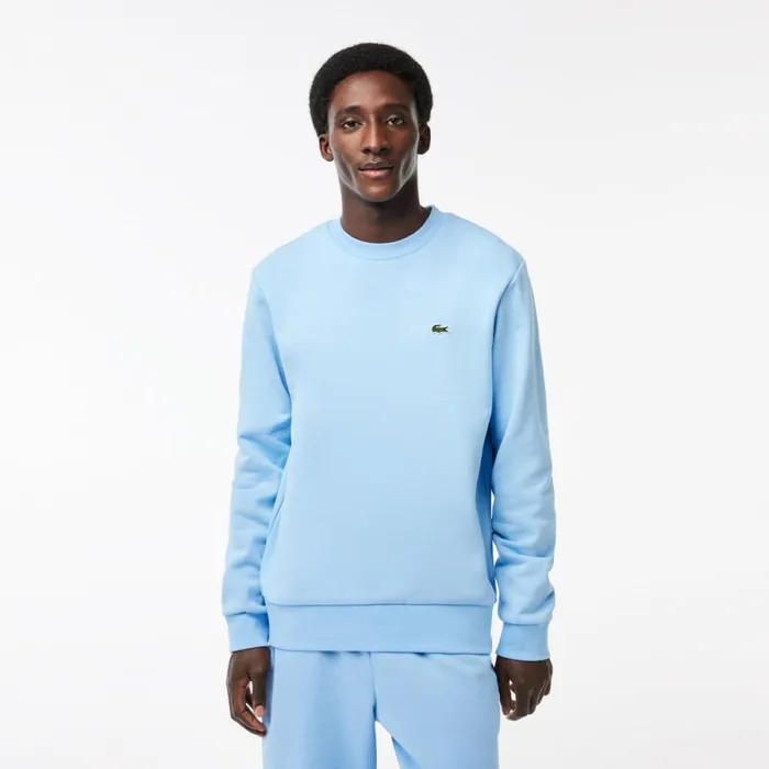 Sweaters and Sweatshirts Men Lacoste Men039s Brushed Fleece Sweatshirt Pastel Blue Hbp Sweaters and Sweatshirts Men Lacoste Men039s Brushed Fleece Sweatshirt Pastel Blue Hbp