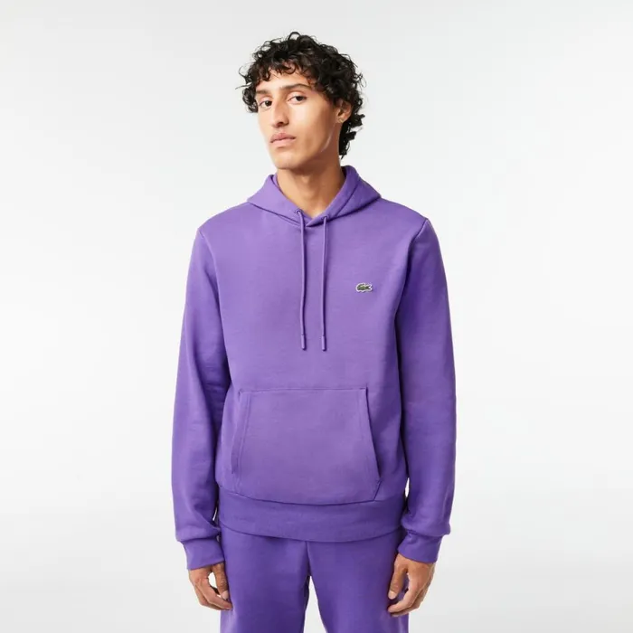 Sweaters and Sweatshirts Men Lacoste Men039s Classic Fit Cotton Blend Hoodie Purple Sgi Sweaters and Sweatshirts Men Lacoste Men039s Classic Fit Cotton Blend Hoodie Purple Sgi