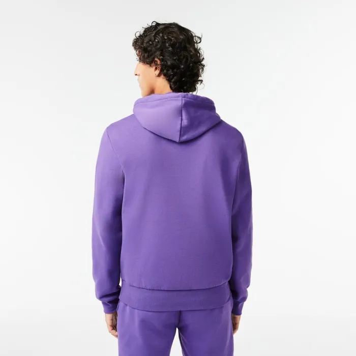 Sweaters and Sweatshirts Men Lacoste Men039s Classic Fit Cotton Blend Hoodie Purple Sgi