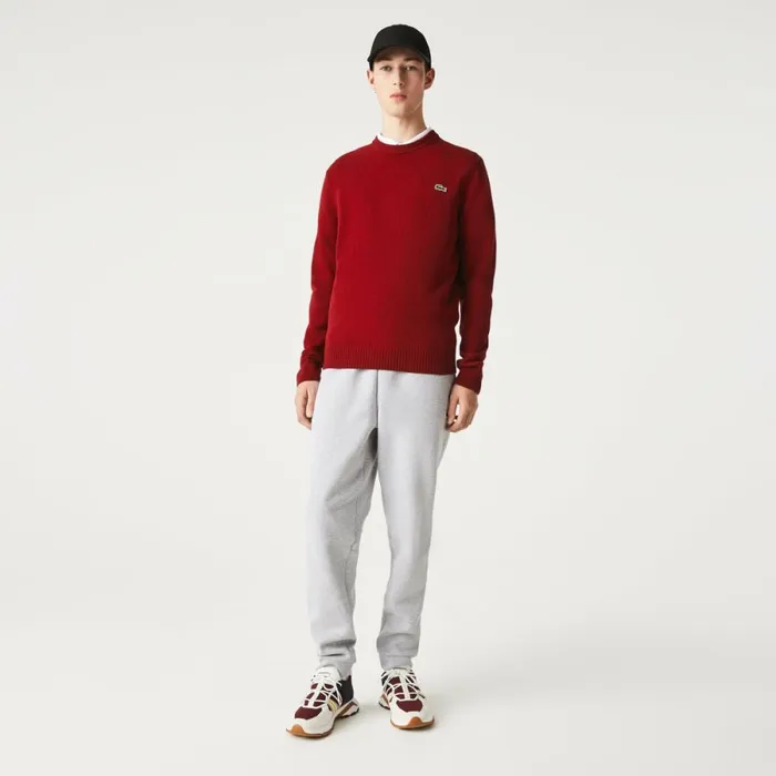 Sweaters and Sweatshirts Men Lacoste Men039s Crew Neck Wool Sweater Bordeaux 476 Sweaters and Sweatshirts Men Lacoste Men039s Crew Neck Wool Sweater Bordeaux 476