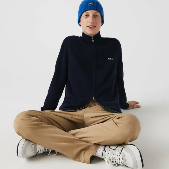 Sweaters and Sweatshirts Men Lacoste Men039s HighNeck Organic Cotton ZipUp Sweater Navy Blue 166 Sweaters and Sweatshirts Men Lacoste Men039s HighNeck Organic Cotton ZipUp Sweater Navy Blue 166