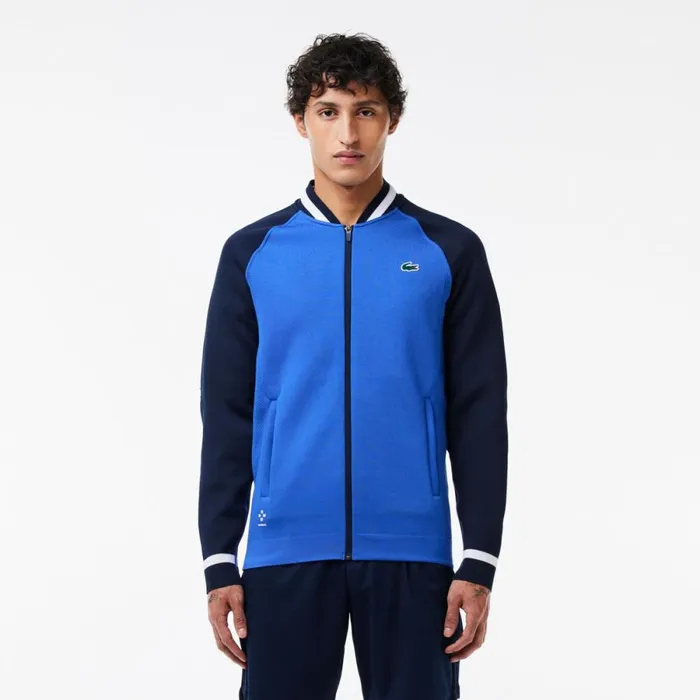 Sweaters and Sweatshirts Men Lacoste Men039s Lacoste X Daniil Medvedev UltraDry Tennis Jacket Blue Navy Blue Iuu Sweaters and Sweatshirts Men Lacoste Men039s Lacoste X Daniil Medvedev UltraDry Tennis Jacket Blue Navy Blue Iuu