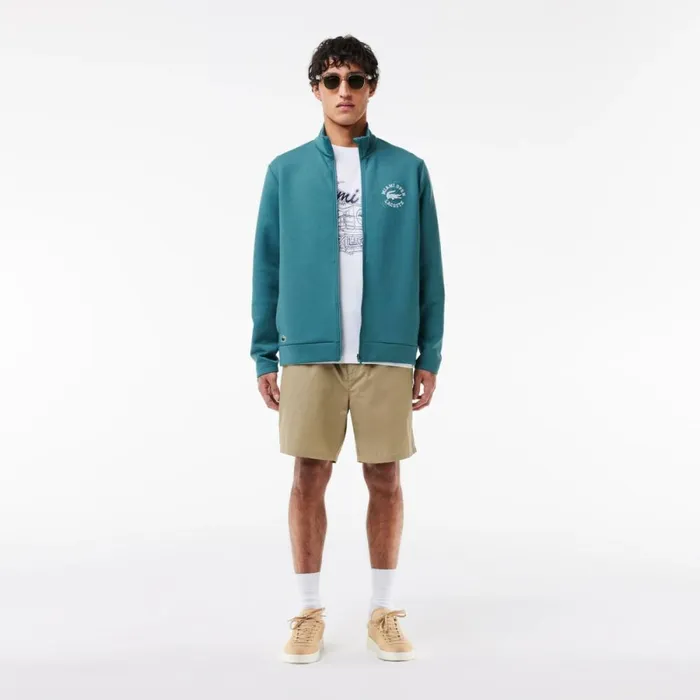 Sweaters and Sweatshirts Men Lacoste Men039s Miami Open Edition Tennis Sweatshirt Hydro Blue Iy4