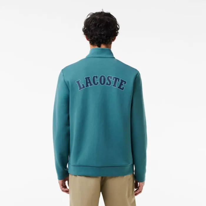 Sweaters and Sweatshirts Men Lacoste Men039s Miami Open Edition Tennis Sweatshirt Hydro Blue Iy4