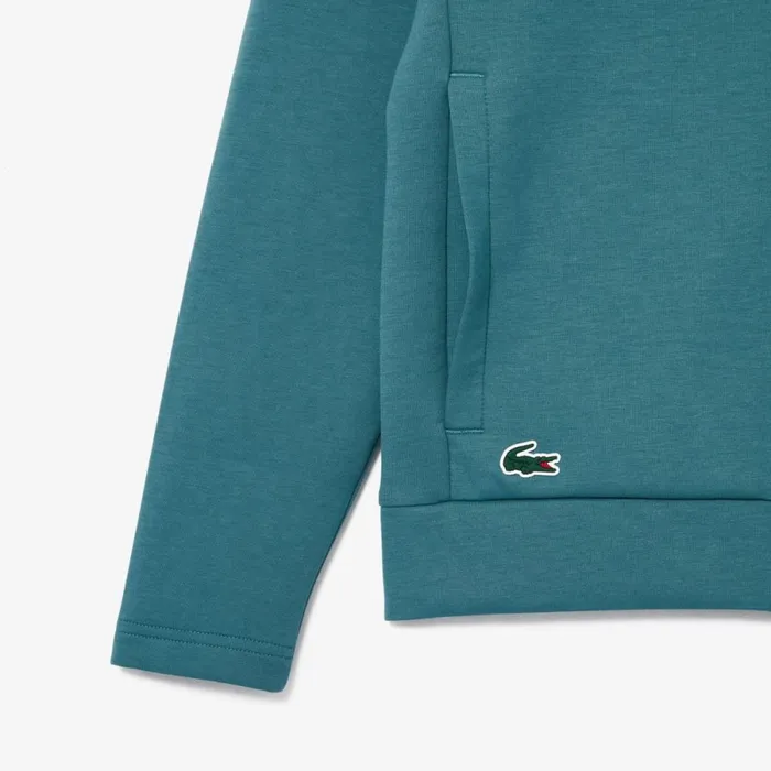 Sweaters and Sweatshirts Men Lacoste Men039s Miami Open Edition Tennis Sweatshirt Hydro Blue Iy4