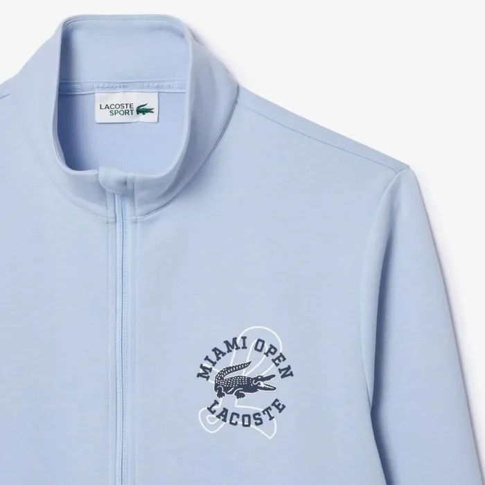 Sweaters and Sweatshirts Men Lacoste Men039s Miami Open Edition Tennis Sweatshirt Phoenix Blue J2g