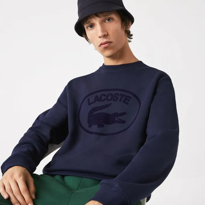 Sweaters and Sweatshirts Men Lacoste Men039s Relaxed Fit Organic Cotton Sweatshirt Navy Blue 166 Sweaters and Sweatshirts Men Lacoste Men039s Relaxed Fit Organic Cotton Sweatshirt Navy Blue 166