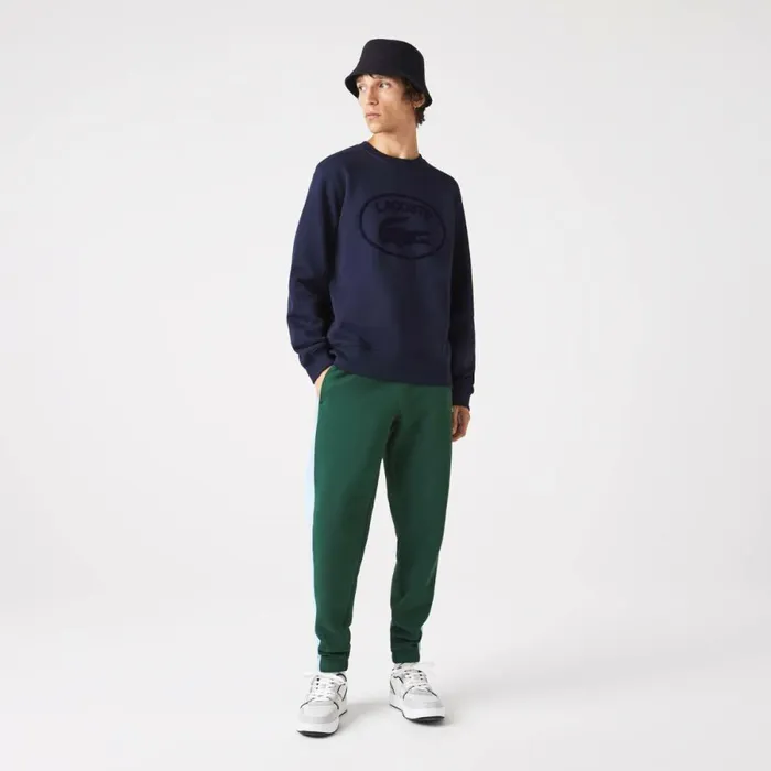 Sweaters and Sweatshirts Men Lacoste Men039s Relaxed Fit Organic Cotton Sweatshirt Navy Blue 166