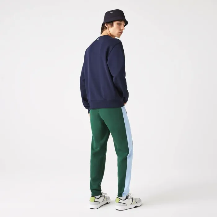 Sweaters and Sweatshirts Men Lacoste Men039s Relaxed Fit Organic Cotton Sweatshirt Navy Blue 166