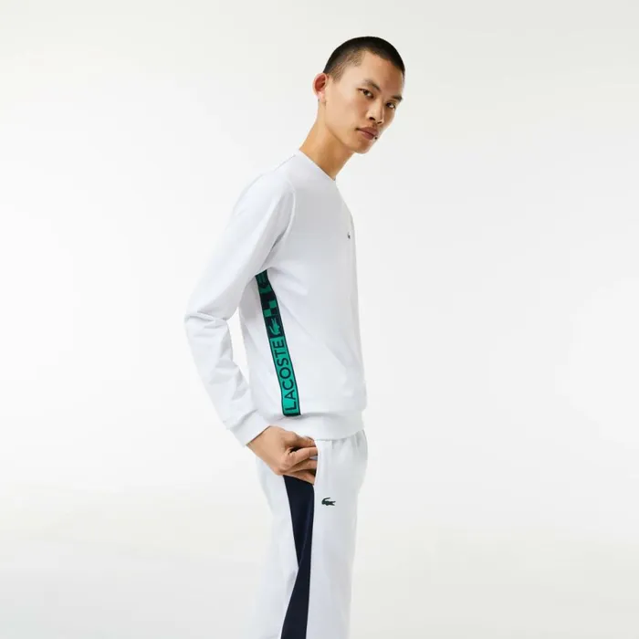Sweaters and Sweatshirts Men Lacoste Men039s SPORT Printed Tennis Sweatshirt White 001 Sweaters and Sweatshirts Men Lacoste Men039s SPORT Printed Tennis Sweatshirt White 001