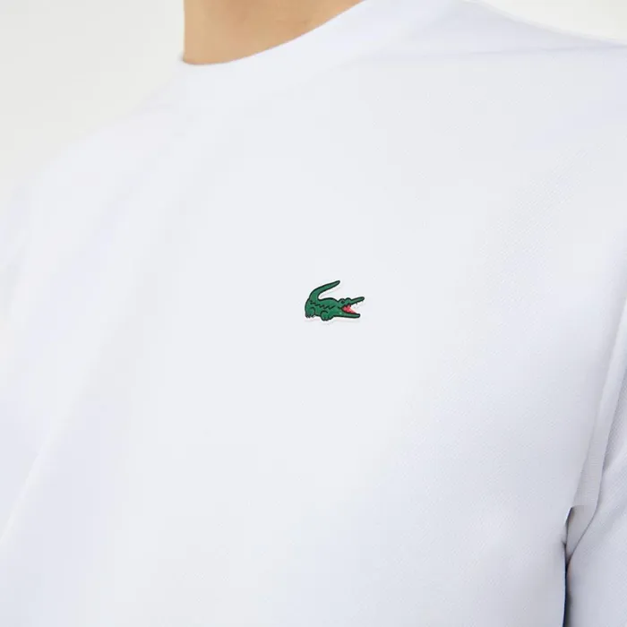 Sweaters and Sweatshirts Men Lacoste Men039s SPORT Printed Tennis Sweatshirt White 001