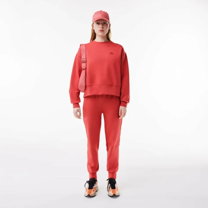 Sweaters and Sweatshirts Women Lacoste Womens Crew Neck Sweatshirt Pink Zv9