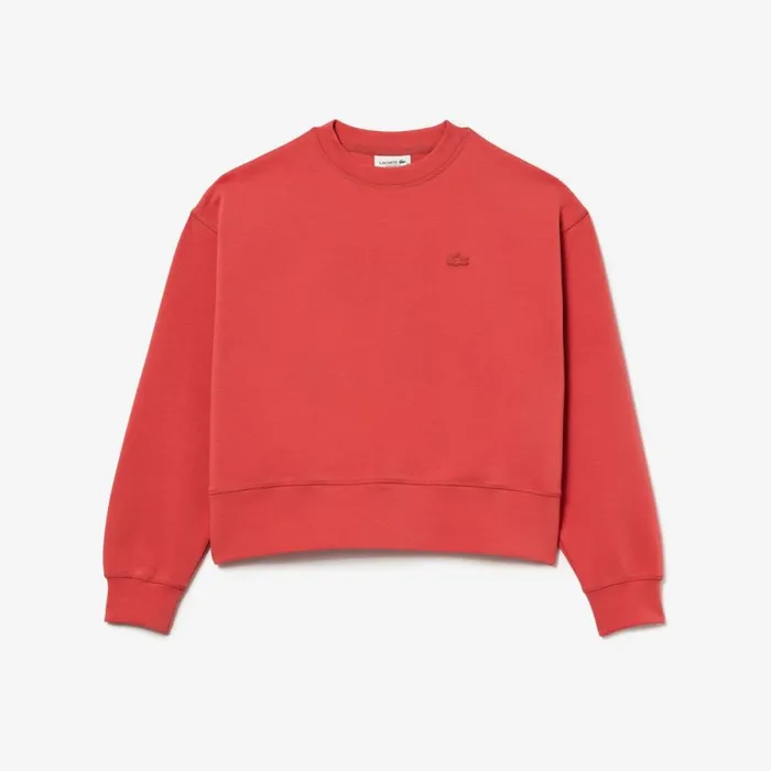 Sweaters and Sweatshirts Women Lacoste Womens Crew Neck Sweatshirt Pink Zv9
