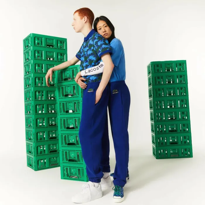 Sweatpants and Trousers MenWomen Lacoste Unisex Lacoste X Minecraft Organic Cotton Fleece Sweatpants Blue Bdm Sweatpants and Trousers MenWomen Lacoste Unisex Lacoste X Minecraft Organic Cotton Fleece Sweatpants Blue Bdm