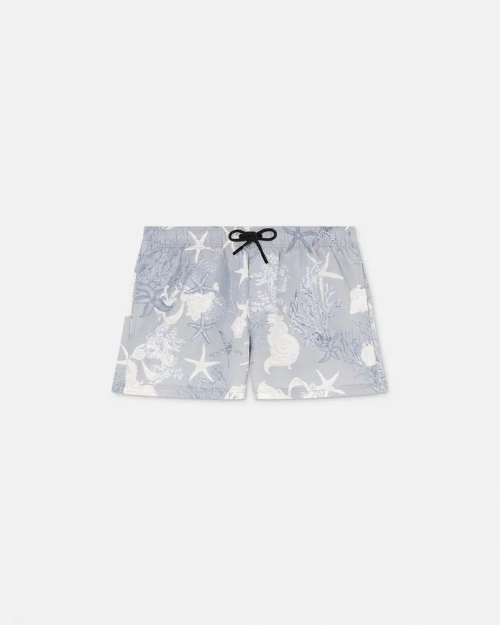 Swimwear Men Versace Barocco Sea Swim Shorts Blueprint
