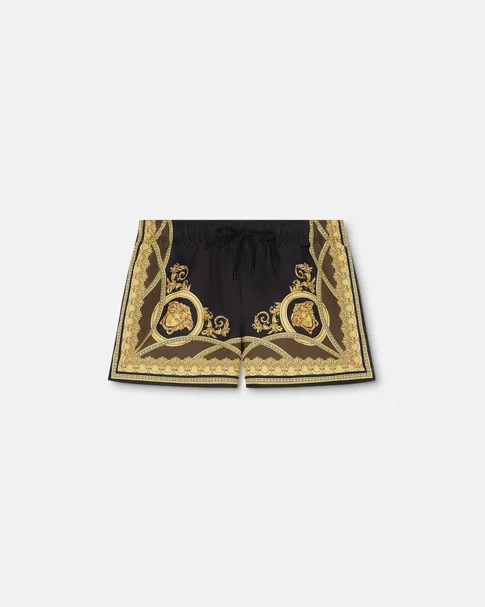 Swimwear Men Versace La Coupe Des Dieux Swim Shorts Black