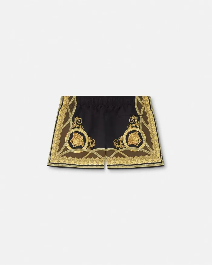 Swimwear Men Versace La Coupe Des Dieux Swim Shorts Black